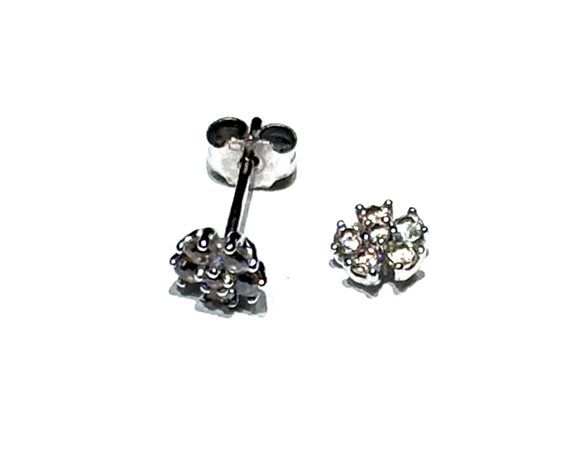 Ohrringe Sommer Dame Cubic Zirconia in Weißgold Cubic Zirconia FIORI ZIRC OV 1.30 B - FIORI ZIRC OV 1.30 B